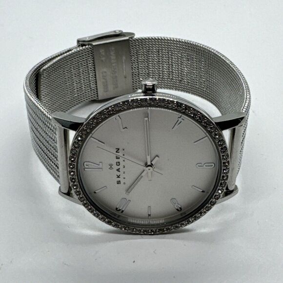 Skagen Denmark SKW2284 Women\'s Silver Stainless Steel Mesh Analog Watch AEA283 main image 11
